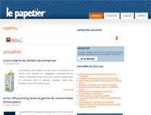 Tablet Screenshot of papetierdefrance.com